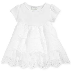 First Impressions for Macy’s White Eyelet Baby Girl Dress size 12 months